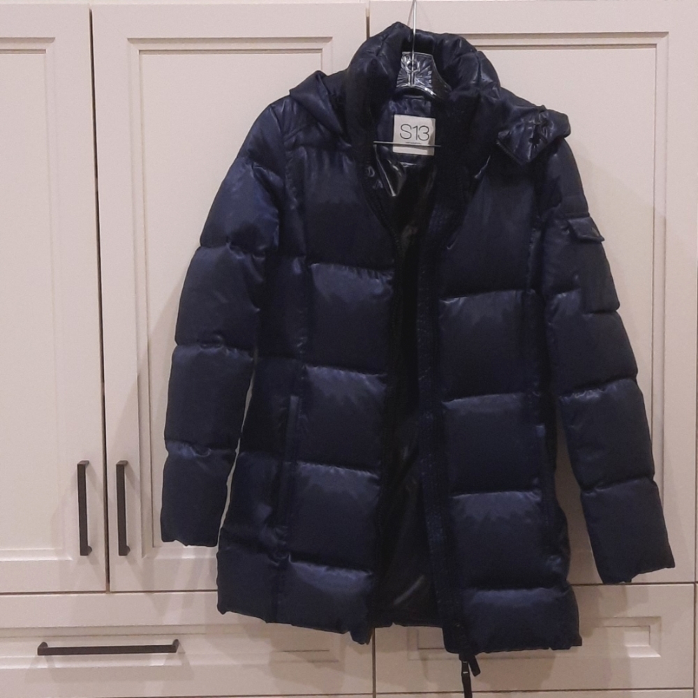 S-13 Womens long down Jacket size S